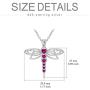 PELOVNY Charm Dragonfly Necklace for Women Sterling Silver Animal Pendant Necklace Dragonfly Jewelry Gift for Girlfriend Lover