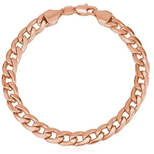 U7 Men Women Cuban Link Bracelet|Stainlss Steel 18K Gold Plated Diamond Cut 3mm 5mm 6mm 7mm 9mm 12mm Wide Miami Curb Chain Wrist Bracelet, Length 6.5'' 7.5'' 8.26'', with Gift Box