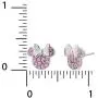 Disney Minnie Mouse Birthstone Jewelry for Women and Girls, Sterling Silver Pave Crystal Stud Earrings Disney Minnie Mouse Birthstone Jewelry for Women and Girls, Sterling Silver Pave Crystal Stud Earrings