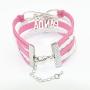 HHHbeauty Infinity Panda Bracelet Bear Friendship Cute Panda Charm Bracelet for Girls,Women,Men,Boys