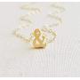 YINLIN Dainty Gold Silver Symbol Ampersand Necklace