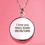Your Moon Phase LUNA NECKLACE | Stainless Steel Charm / 18'' Chain