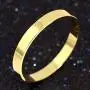 Shine Jewelry 18K Yellow Gold Filled Plain Round Bangle Bracelet 10MM Wide Band Anniversary Wedding Jewelry Gift for Women,Wife,Mother,Sister,Friends