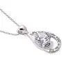 ALOV Jewelry Sterling Silver She Believed she Could so she did Cubic Zirconia Pendant Necklace ALOV Jewelry Sterling Silver She Believed she Could so she did Cubic Zirconia Pendant Necklace