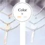 Yalice Multi-Layered Round Disc Necklace Chain Vertical Bar Pendant Necklaces Jewelry for Women and Girls Yalice Multi-Layered Round Disc Necklace Chain Vertical Bar Pendant Necklaces Jewelry for Women and Girls