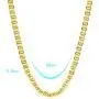 GM Jewelry 18K Gold Plated Flat Mariner/Marina 3MM Chain Necklace 24 Inches Men Women Teens Children GM Jewelry 18K Gold Plated Flat Mariner/Marina 3MM Chain Necklace 24 Inches Men Women Teens Children