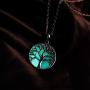 APOTIE 925 Silver Celtic Knot Tree of Life Jewelry Pendant Necklace Drop Hook Earrings Mother Day Jewelry for Mom Women Girls