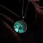 APOTIE 925 Silver Celtic Knot Tree of Life Jewelry Pendant Necklace Drop Hook Earrings Mother Day Jewelry for Mom Women Girls
