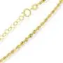 GELIN 14k Solid Gold Rope Chain Adjustable Bracelet for Women GELIN 14k Solid Gold Rope Chain Adjustable Bracelet for Women