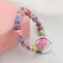 WUSUANED Wrist Keychain Bracelet Multicolor Bracelet Elastic Functional Jewelry Gift for Women WUSUANED Wrist Keychain Bracelet Multicolor Bracelet Elastic Functional Jewelry Gift for Women