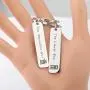 ENSIANTH Doctor Who Inspired Clara and The 11th Doctor Gift The Clever Boy & The Impossible Girl Keychain Set ENSIANTH Doctor Who Inspired Clara and The 11th Doctor Gift The Clever Boy & The Impossible Girl Keychain Set