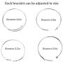 Shareky Women 4pcs Layered Cuff Bangle Bracelet Set Adjustable Stackable Wrap Bangle Open Branch Wire Bangle