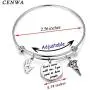 CENWA Massage Therapist Bracelet Massage Physical Therapy Jewelry Don’t Mess with Me I Get Paid to Hurt People Gift for Massage Therapist Massage Chiropractor Graduation