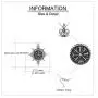 YAFEINI Norse Vikings Amulet Necklace 925 Sterling Silver Norse Vegvisir Rune Pendant Necklace Celtic Pagan Viking Talisman Original Protection Lucky Jewelry Gifts for Men Women YAFEINI Norse Vikings Amulet Necklace 925 Sterling Silver Norse Vegvisir Rune Pendant Necklace Celtic Pagan Viking Talisman Original Protection Lucky Jewelry Gifts for Men Women