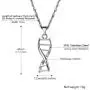 PROSTEEL DNA Pendant Necklace Scientist Biology Charm Chemistry Gift for Him/Her, Come Gift Box PROSTEEL DNA Pendant Necklace Scientist Biology Charm Chemistry Gift for Him/Her, Come Gift Box