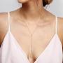 Highven Silver Gold Y Shape Necklace Lariat Necklace for Women Bar Necklace Bar Jewelry for Wife Gift