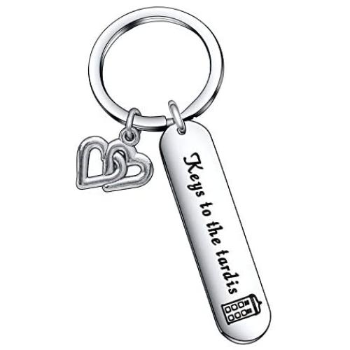Movie Lover Keychain Keys to The Tardis Keyring Doctor Who Fan Gifts