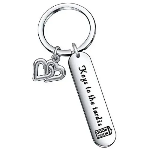 Movie Lover Keychain Keys to The Tardis Keyring Doctor Who Fan Gifts