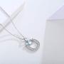Horseshoe Necklace 925 Sterling Silver Lucky Horseshoe Pendant Necklace Horse Lover Gift for Birthday Christmas