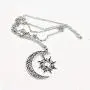 Sun Crescent Moon Necklace Choker Vintage Gothic Sunflower Sunshine Pendant Neckalce for Women Girls Statement Jewelry Gifts Sun Crescent Moon Necklace Choker Vintage Gothic Sunflower Sunshine Pendant Neckalce for Women Girls Statement Jewelry Gifts