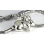 Rabbit Bracelet for Women | A Rabbit Gift with a Bunny Rabbit Charm on a Hypoallergenic Stainless Steel Snake Chain Bracelet Great Rabbit Gifts for Women or Men or Rabbit Jewelry as the Rabbit Gift