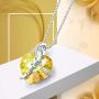 EleShow I Love You Jewelry Sets for Women Heart Necklaces and Earrings Jewelry for Wife Mom Girlfriend