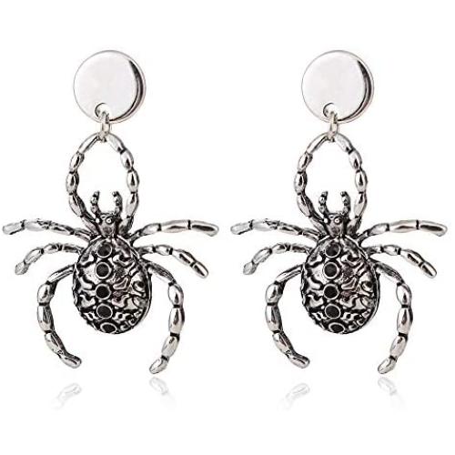 Unijew Halloween Earrings for Women Girls, Spider Shaped Pendant ，halloween Costume Accessories Jewelry