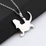 BEKECH Bearded Dragons Necklace Lizard Gift Gecko Lizard Charm Pendant Necklace Animal Lizard Jewelry Gift for Bearded Dragon Mom Pet Lizard Lover Reptile Gift