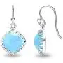 LeCalla Flaunt Sterling Sliver Jewelry Dangle Gemstone Earrings for Teens and Women LeCalla Flaunt Sterling Sliver Jewelry Dangle Gemstone Earrings for Teens and Women