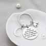 G-Ahora Elephant Keychain with Initial Elephant Charm You are Braver Elephant Gift for Women Girl