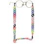 3Pcs Colorful Acrylic Face Mask Holder Chain Set Bold Chunky Thick Sunglasses Holder Straps Lightweight Stylish for Women Girls Fashionable Jewelry Gift