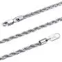 MOWOM Silver Gold Black Color Cuban Link Chain Necklace Water Resistant Mens Stainless Steel Necklace for Women Boys Kids Rope Necklace Chain with Gift Bag MOWOM Silver Gold Black Color Cuban Link Chain Necklace Water Resistant Mens Stainless Steel Necklace for Women Boys Kids Rope Necklace Chain with Gift Bag