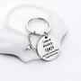 FUSTMW Hockey Mom Gifts Hockey Keychain I am a Hockey MOM Jewelry Hockey Mom Charm for Hockey Players Gifts