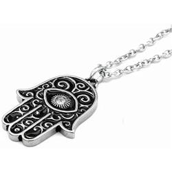Controse Crystal-Eyed Hamsa Necklace