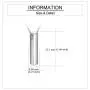 S925 Sterling Silver 3D Vertical Bar Urn Necklace for Ashes Simple Bar Urn Pendant Memorial -Ashes Keepsake Cremation Necklace Jewelry S925 Sterling Silver 3D Vertical Bar Urn Necklace for Ashes Simple Bar Urn Pendant Memorial -Ashes Keepsake Cremation Necklace Jewelry