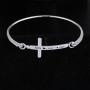 Zuo Bao Christian Bracelet Faith Bracelet Let Your Faith be Bigger Than Your Fear Cross Bracelet Religious Jewelry Gift for Her