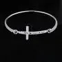 Zuo Bao Christian Bracelet Faith Bracelet Let Your Faith be Bigger Than Your Fear Cross Bracelet Religious Jewelry Gift for Her