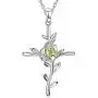 Mothers Day Necklace for Mom Birthday Gifts Love Rose Flower Sterling Silver Love Heart Pendant Necklace for Women August Peridot Birthstone Jewelry Mothers Day Necklace for Mom Birthday Gifts Love Rose Flower Sterling Silver Love Heart Pendant Necklace for Women August Peridot Birthstone Jewelry