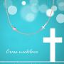 Tiny Cross Choker Necklace for Women Sterling Silver Faith Necklace Dainty Pendant Necklace Birthstone Crucifix Cute Jewelry