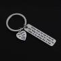 ENSIANTH Daughter in Law Gift Giving Away My Son is Not an Easy Thing to Do Keychain Wedding Gift Jewelry for Bride Bridal Shower Gift