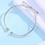 USENSET 2Pcs/Lot Charm Bead Bracelet Butterfly Bangles Stainless Steel Jewelry for Women Lover Gifts