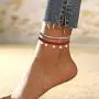 Boho String Ankle Bracelets for Women Adjustable Waterproof Rope Braided Coin Anklets Summer Beach Foot Jewelry Gifts Boho String Ankle Bracelets for Women Adjustable Waterproof Rope Braided Coin Anklets Summer Beach Foot Jewelry Gifts