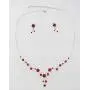 Faship Gorgeous Rhinestone Crystal Floral Necklace Earrings Set Faship Gorgeous Rhinestone Crystal Floral Necklace Earrings Set