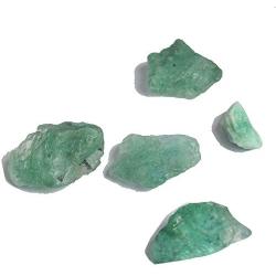 gemhub Natural Green Emerald 21.00 Ct Lot of 5 Pcs