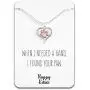 Dog Paw Necklace – Heart Shaped Paw Pendant for Women – Cute Dog Lover Charm with Message Card Dog Paw Necklace – Heart Shaped Paw Pendant for Women – Cute Dog Lover Charm with Message Card
