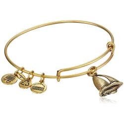 Alex and Ani ''Bangle Bar'' Sailboat Expandable Wire Bangle Bracelet, 7.75''
