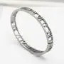 Baoliren Stainless Steel Hollow Out Roman Numerals Bracelet Bangle for Lady Baoliren Stainless Steel Hollow Out Roman Numerals Bracelet Bangle for Lady