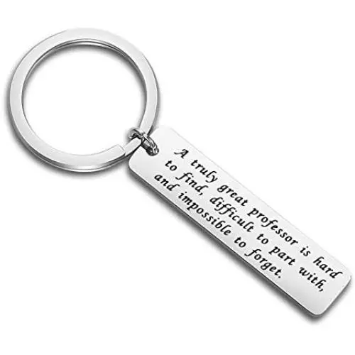 BEKECH Professor Gift Mentor Gift Teacher Jewelry A Truly Great Professor is Hard to Find Difficult to Part with Keychain Retirement Gift Thank You Gift for Professor from Students BEKECH Professor Gift Mentor Gift Teacher Jewelry A Truly Great Professor is Hard to Find Difficult to Part with Keychain Retirement Gift Thank You Gift for Professor from Students