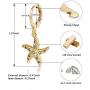 Small Dangle Hoop Earrings 14K Gold Plated Cubic Zirconia Boho Women Girls Huggie Earring Dainty Jewelry Gift
