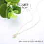 Sllaiss 925 Sterling Silver Music Note Pendant Necklace Swarovski Crystal Treble Clef Necklace 18K Gold Plated Fine Music Jewelry Gift for Women For Anniversary